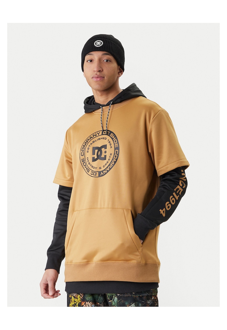 Bluza barbati - poliester - maro - negru