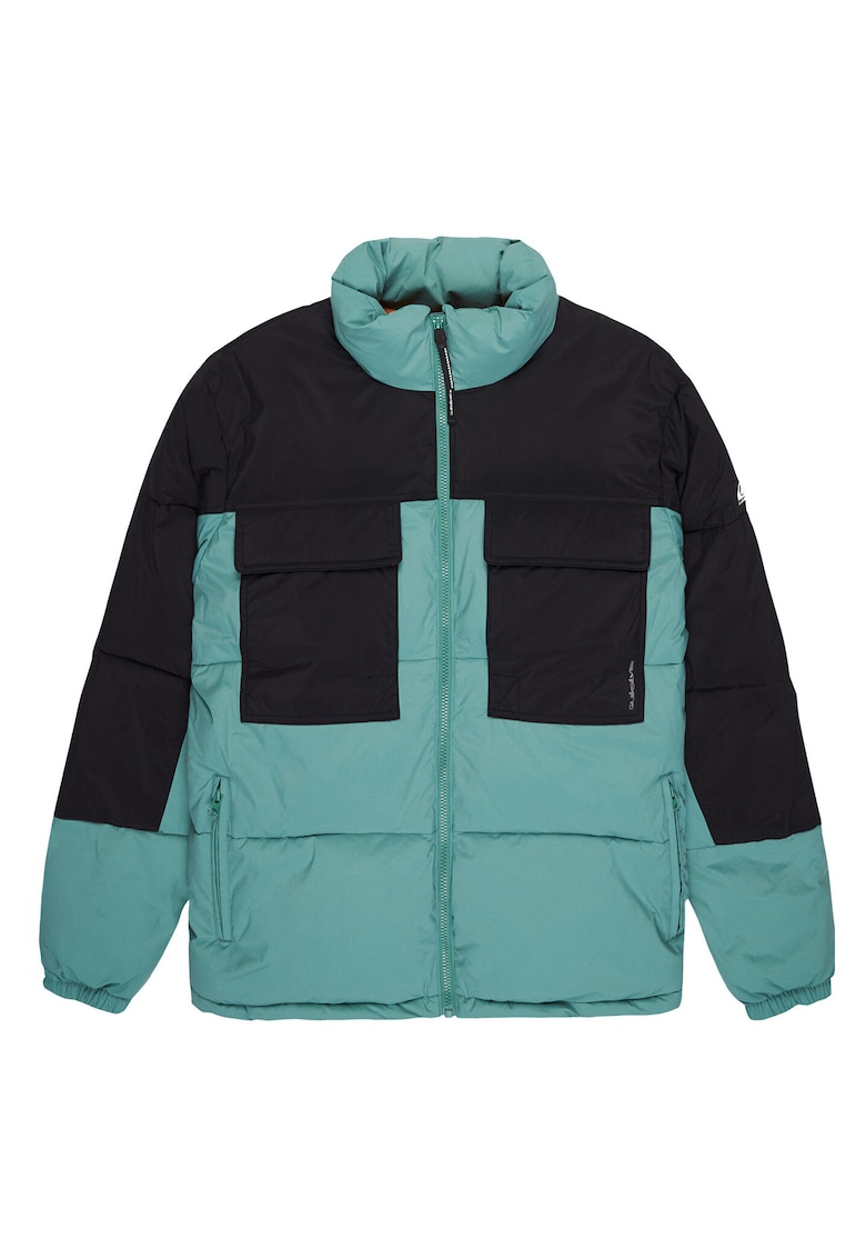 Geaca de iarna barbati - verde - material sintetic