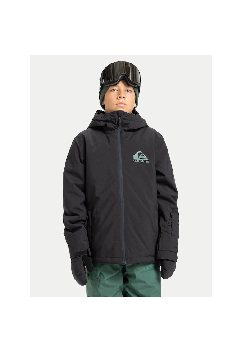 Geaca de snowboard - poliester - negru -
