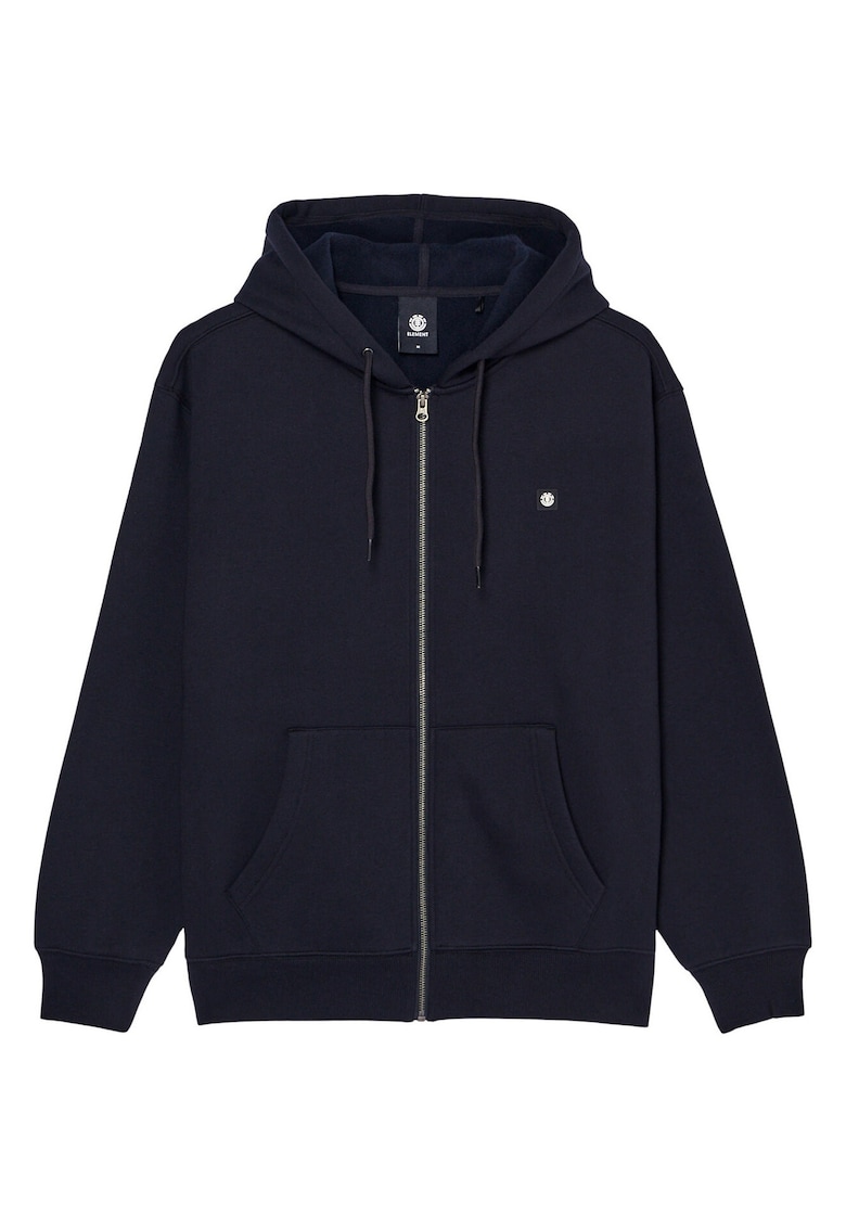 Hanorac barbati - fermoar - negru - 70% poliester - 30% bumbac