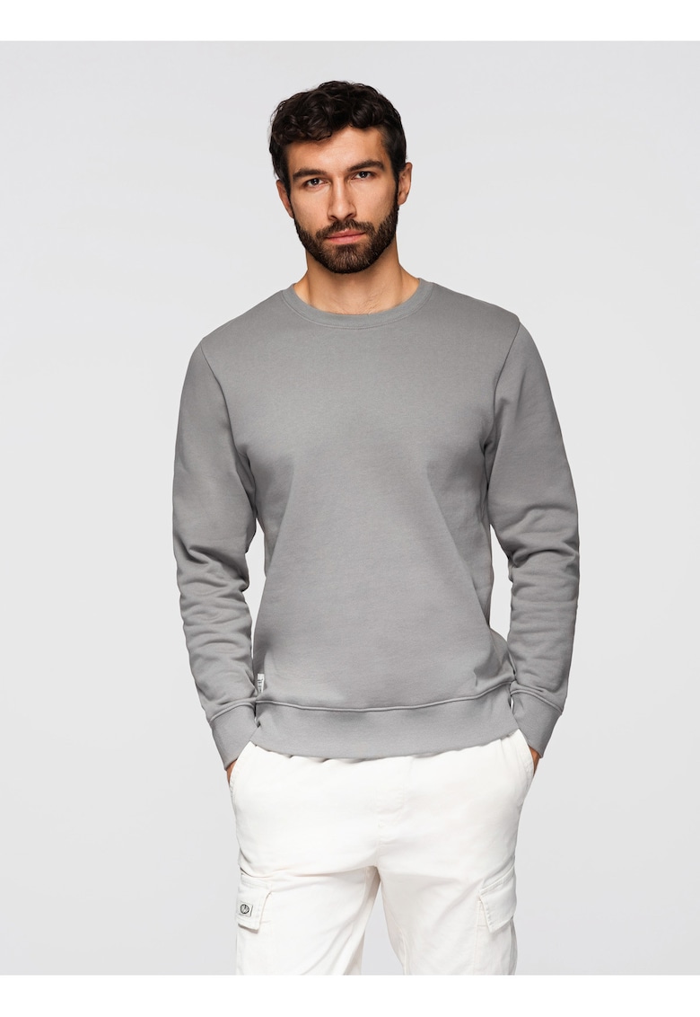 Bluza BASIC uni OM-SSBN-0271 - Gri