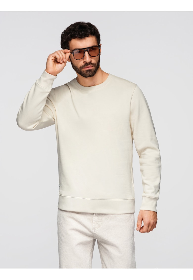 Bluza BASIC uni OM-SSBN-0271 - Crem