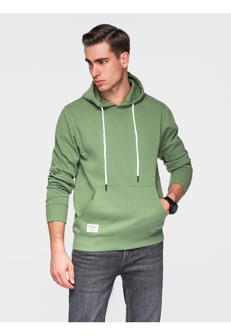 Hanorac uni BASIC OM-SSBN-0270 - Verde