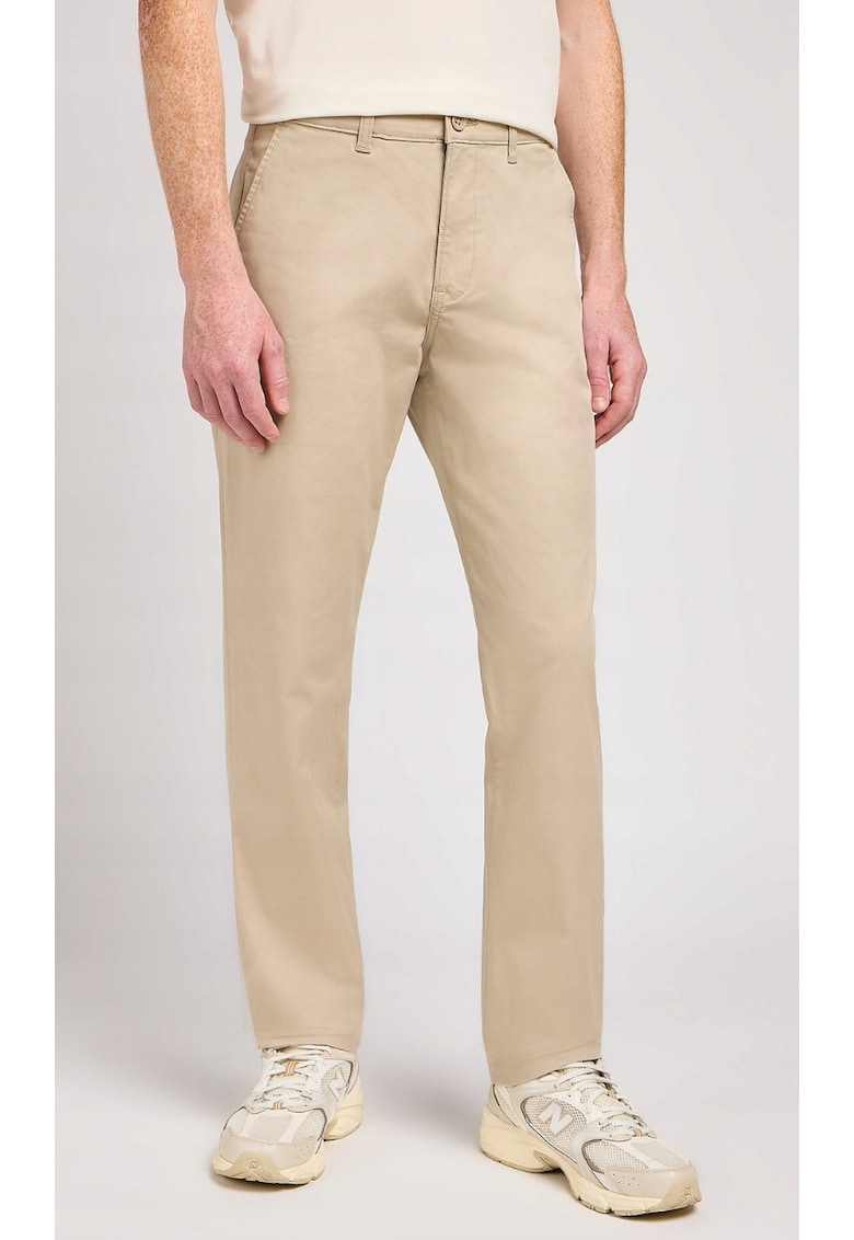 Pantaloni barbati - Chino - bumbac/elastan - bej
