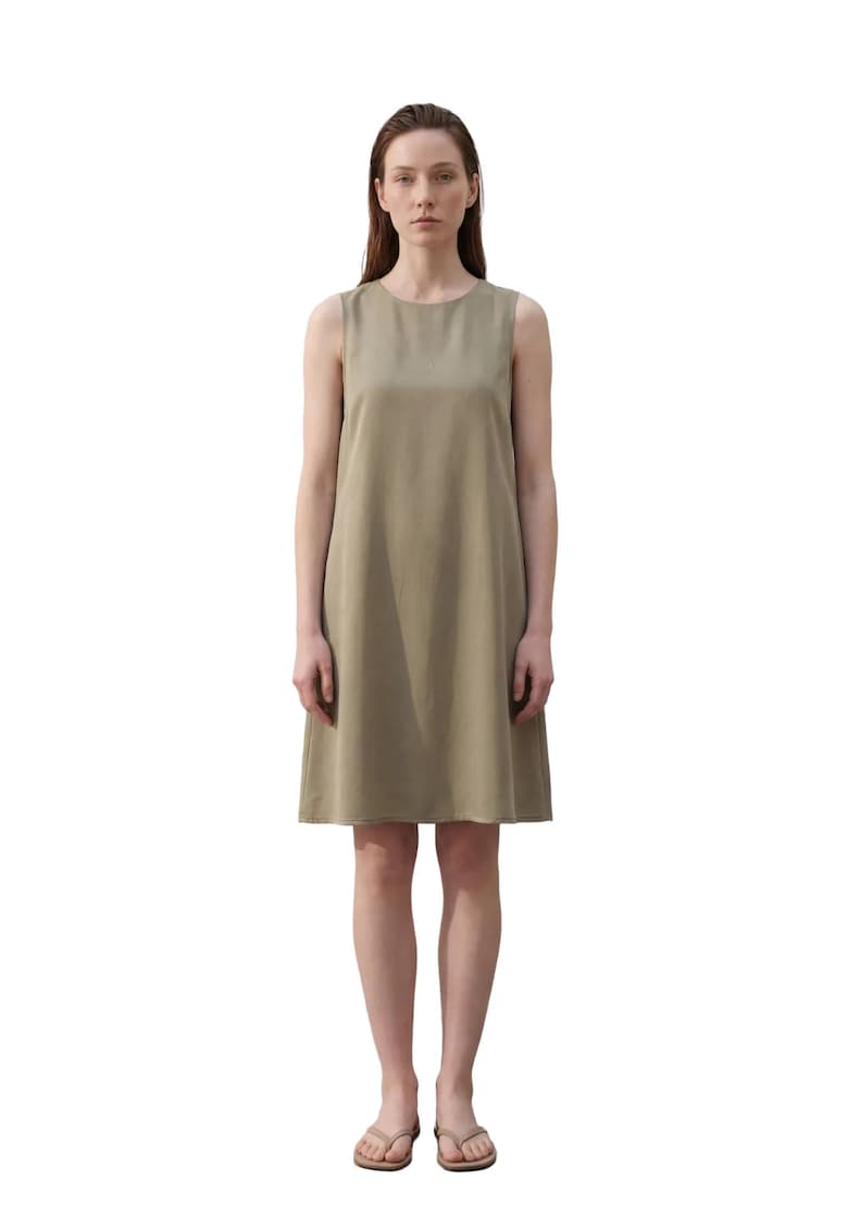 Rochie Midi - textil - Verde menta