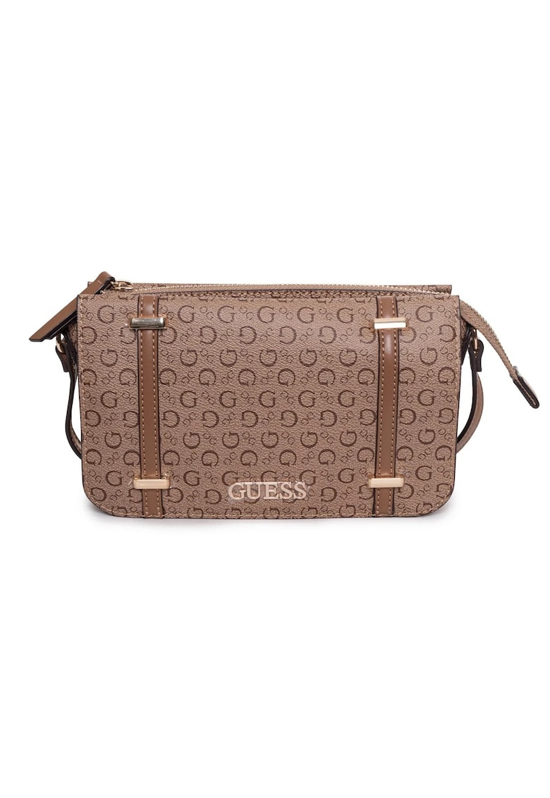 Geanta crossbody fin piele ecologica - Maro