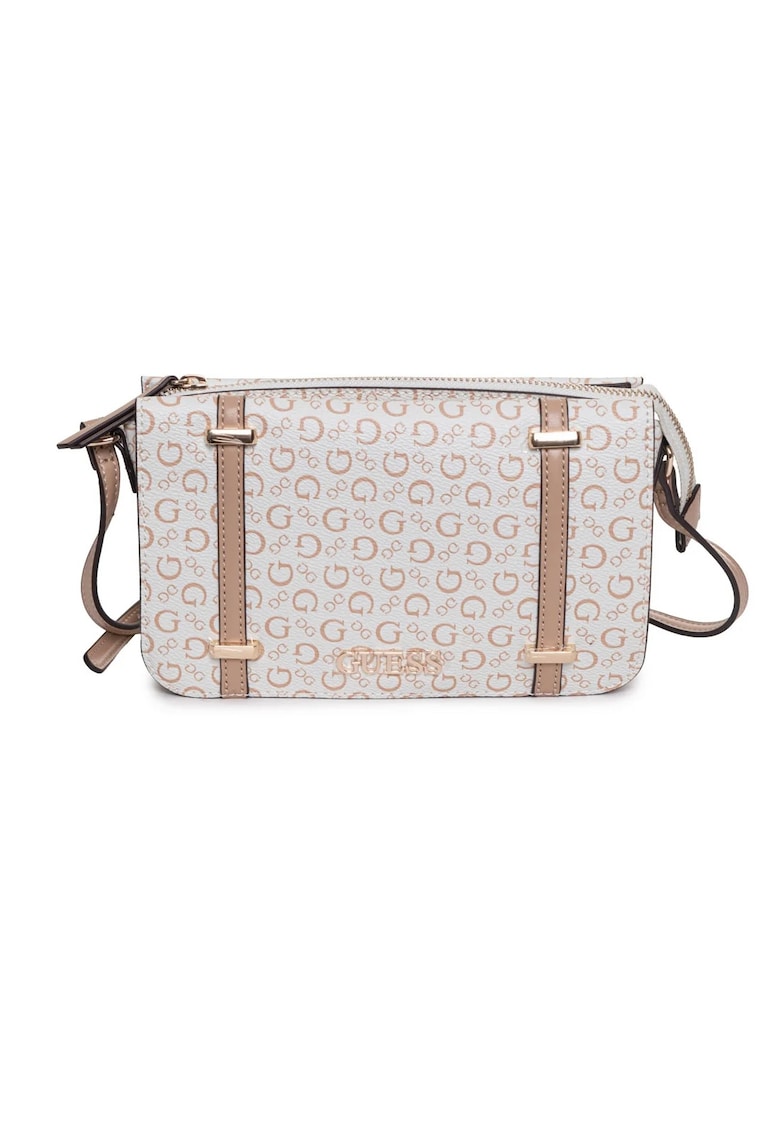 Geanta crossbody fin piele ecologica - Bej