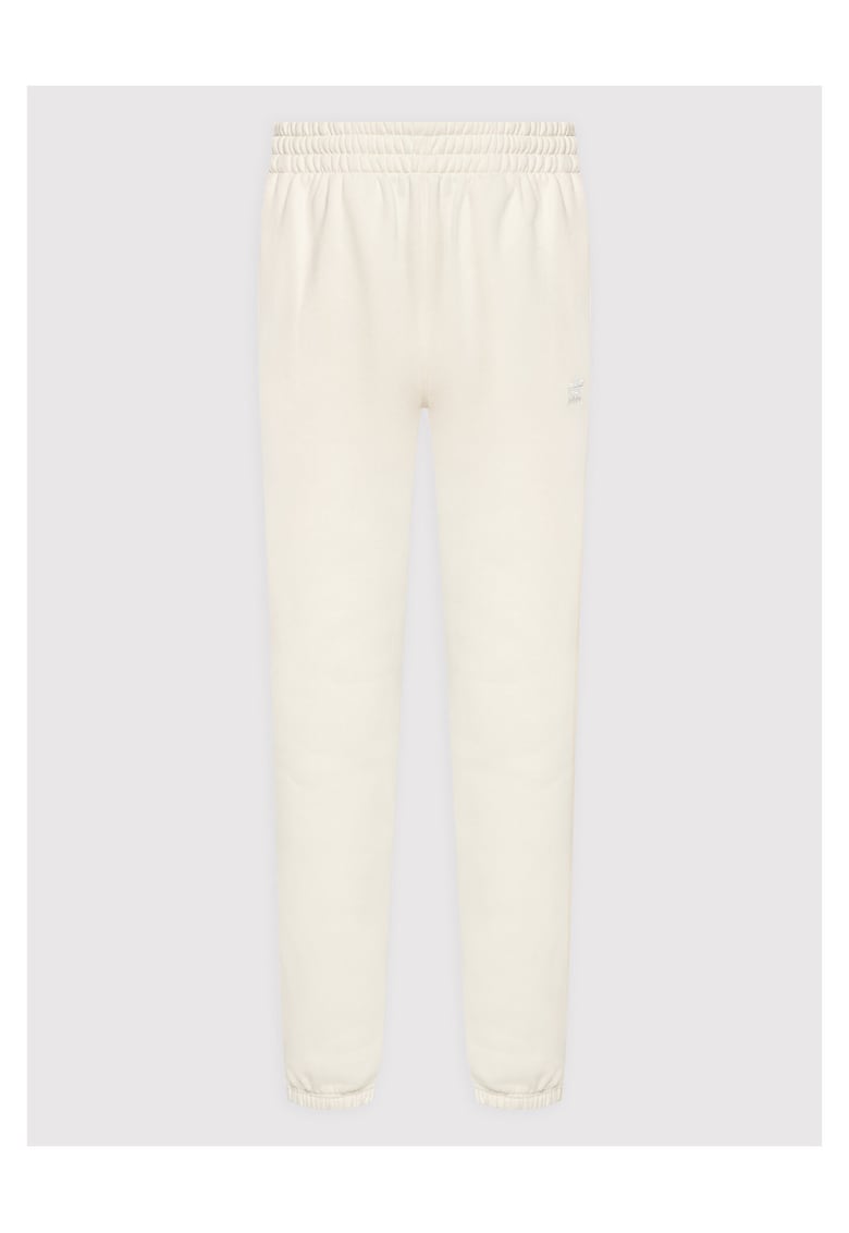 Pantaloni dama - bumbac - ecru -