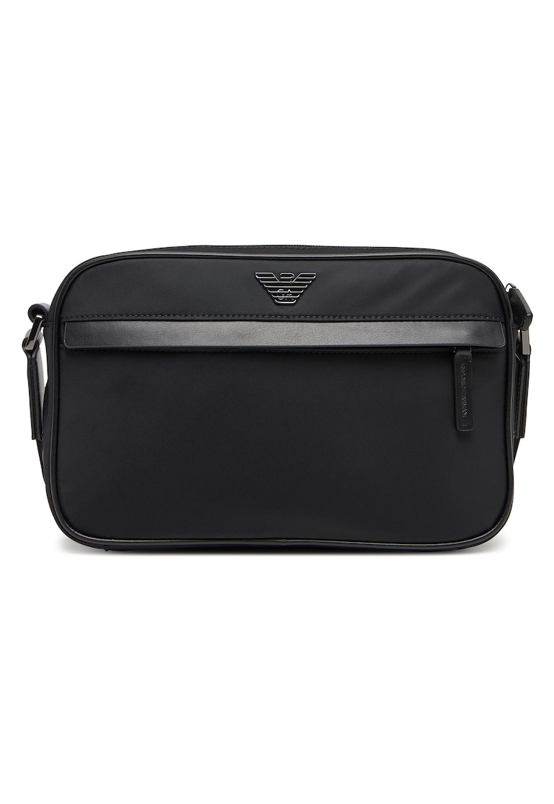 Geanta barbati - piele ecologica - negru - One Size INTL