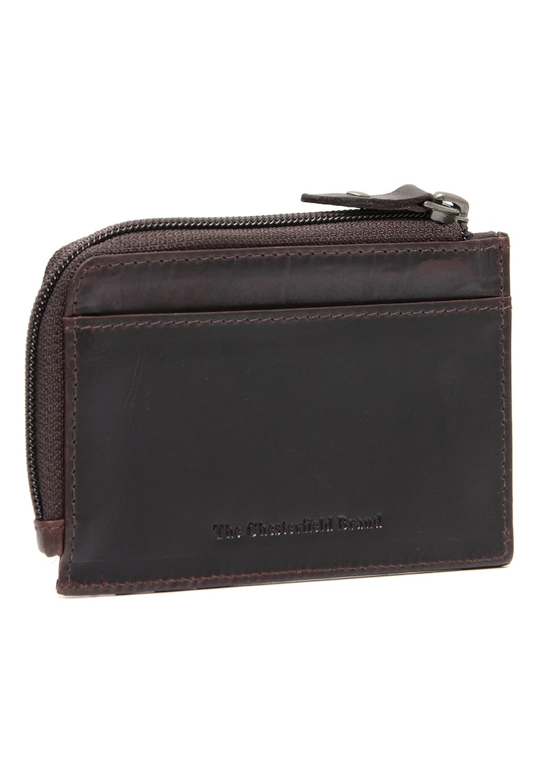 Portofel unisex piele naturala - Livenza - - Maro