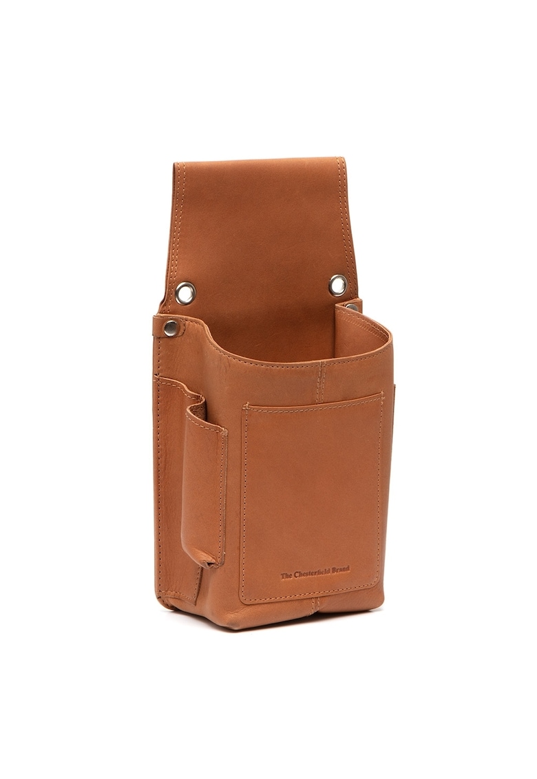Toc pentru portofel ospatar unisex piele naturala - Taiwan - - Coniac