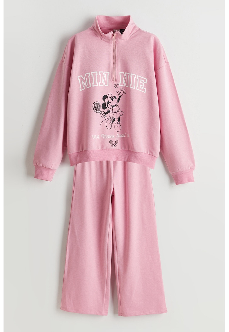 Trening lejer cu Minnie Mouse - Roz