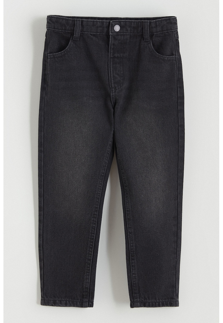 Blugi cu talie elastica - Negru