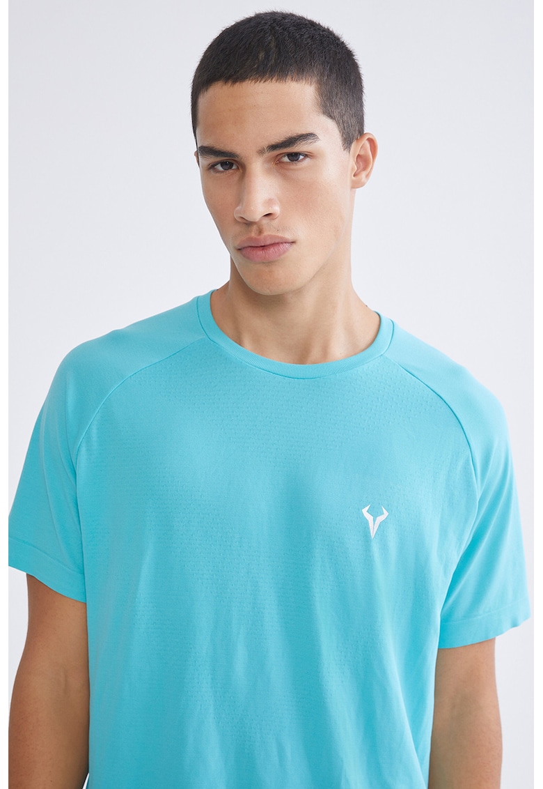 Tricou cu maneci raglan - Turcoaz
