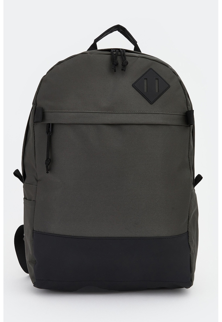 Rucsac cu compartiment interior pentru laptop - Negru/Grej