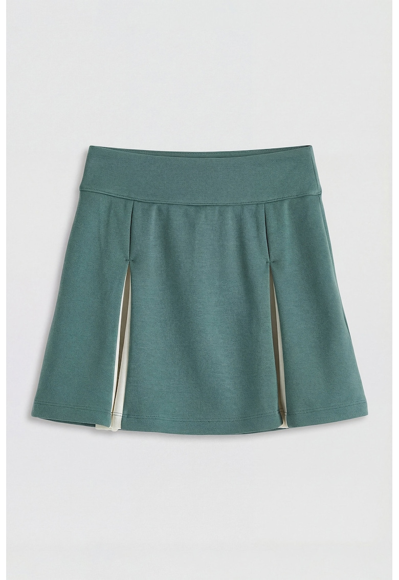 Fusta tenis evazata - Verde sparanghel