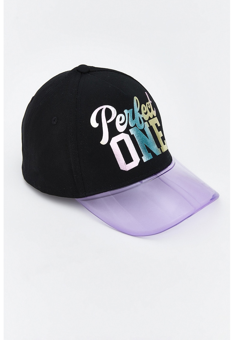 Sapca baseball cu imprimeu cu model degrade - Negru/Lila