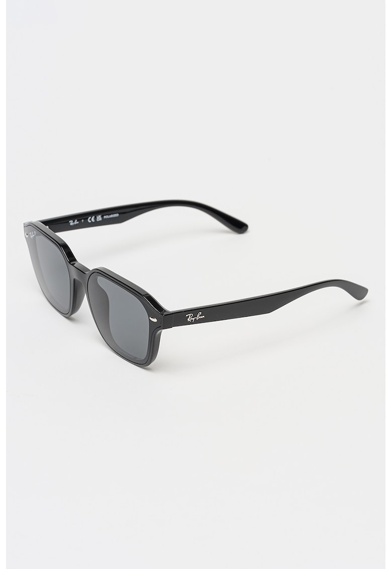 Ochelari de soare unisex cu lentile in degrade - Negru stins