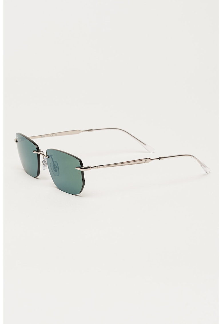 Ochelari de soare dreptunghiulari unisex - Argintiu inchis
