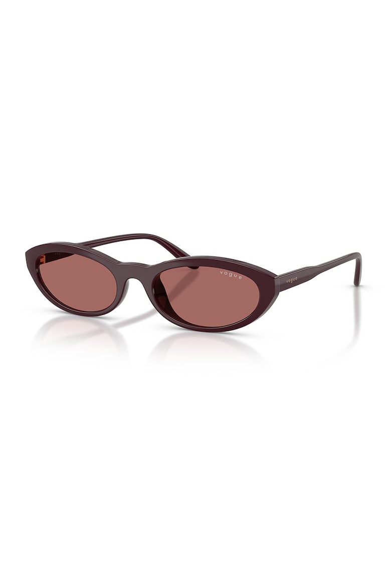 Ochelari de soare cu lentile ovale - Violet aubergine