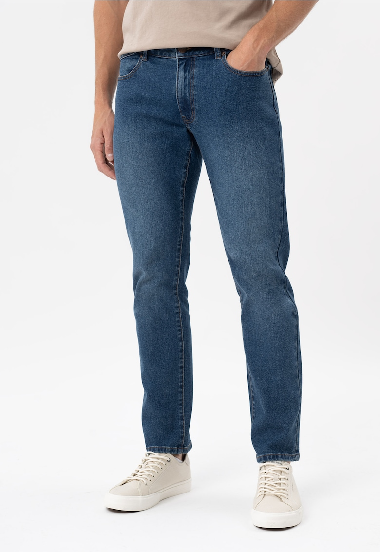 Blugi barbati - regular fit - talie medie - 5 buzunare - D-Jerry 64 - albastru inchis - Albastru inchis