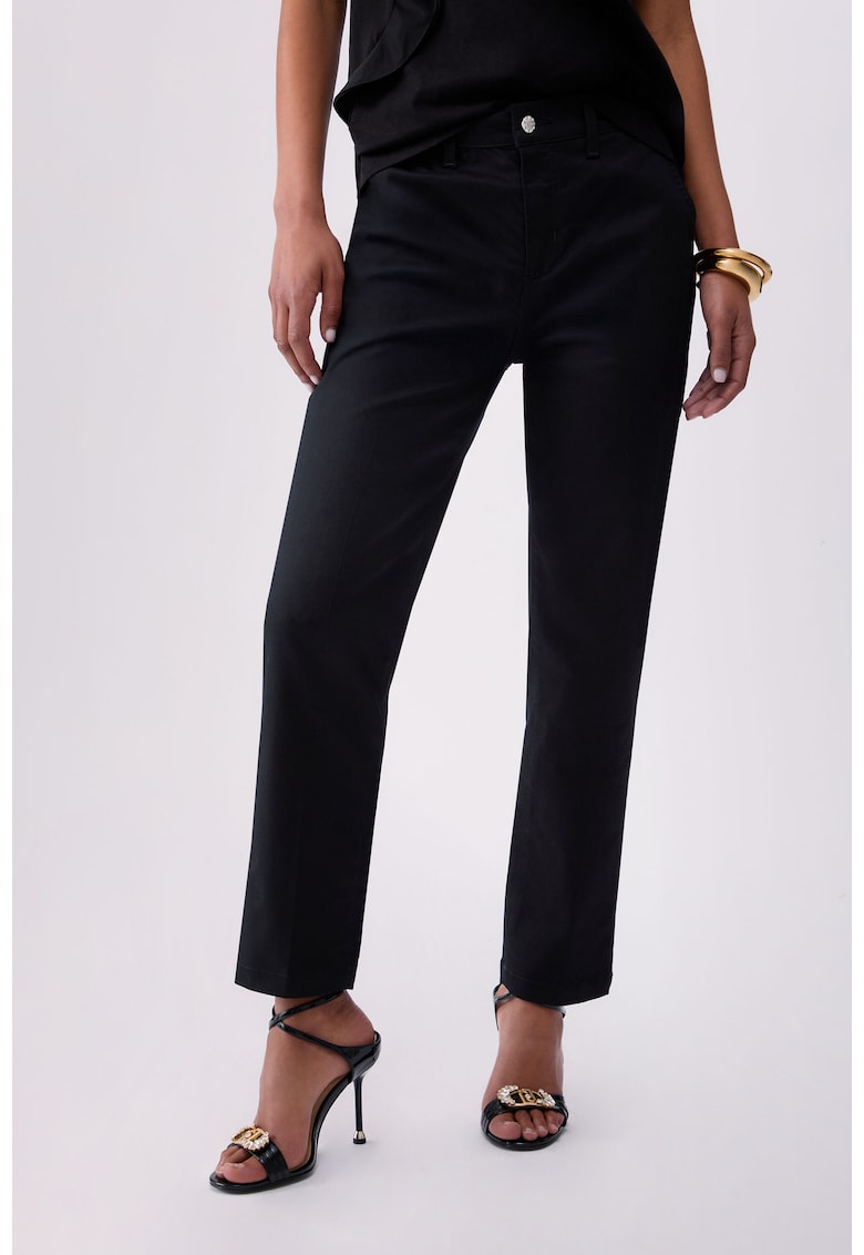 Pantaloni Chino crop - Negru