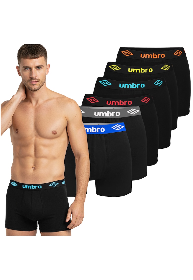 Set 6 Boxeri Barbati - Model BM571 - Bumbac - Multicolor