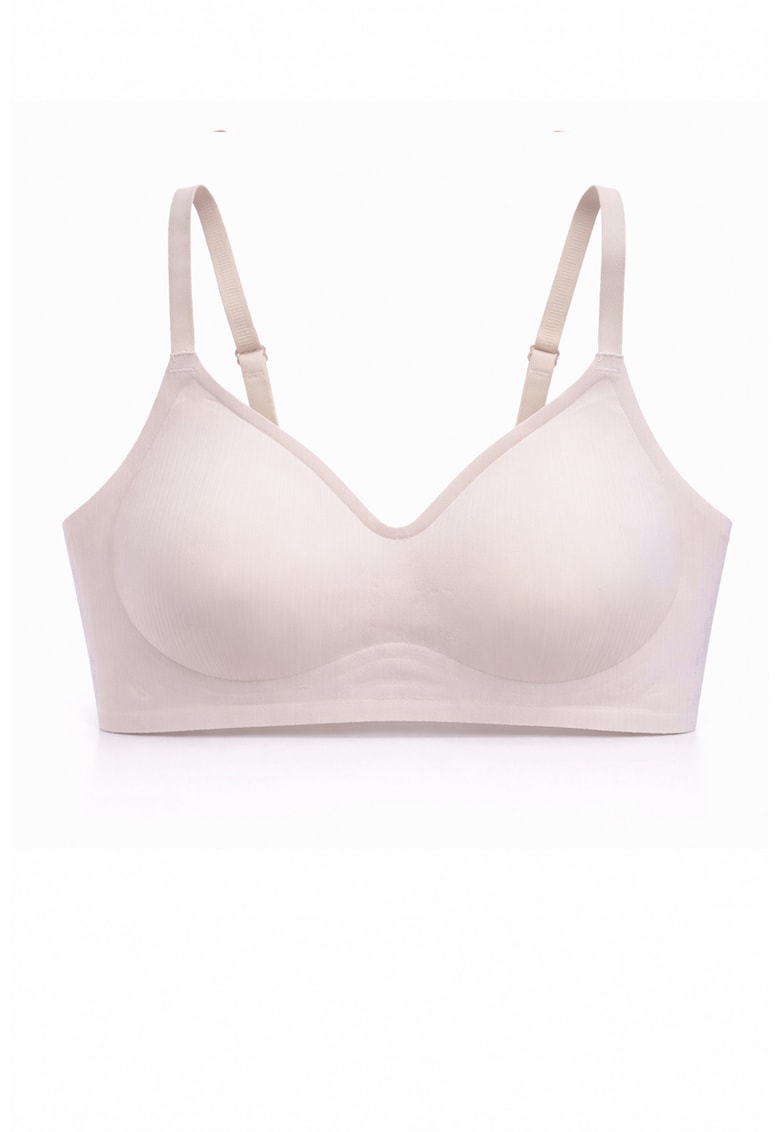 Sutien fara armaturi - cusaturi - cu cupa preformata - SM55 - - Lila pal