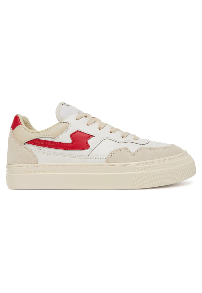 Tenisi unisex - piele naturala - alb - YA23410
