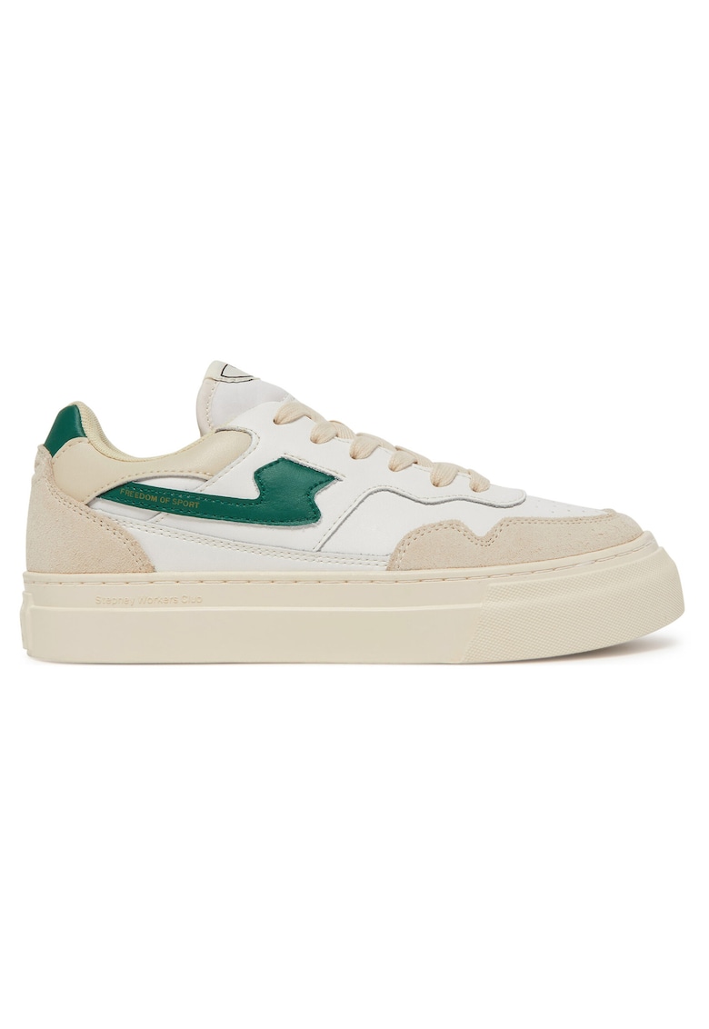 Tenisi unisex - piele naturala - alb - YA23650