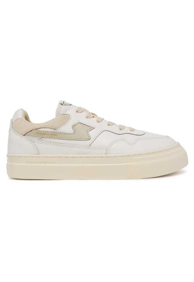 Tenisi unisex - piele naturala - alb - YA23500