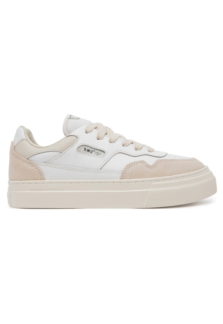 Tenisi unisex - piele naturala - bej