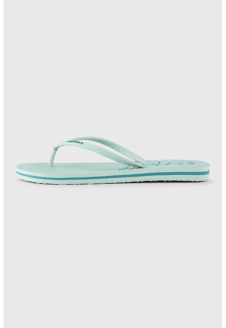 Papuci flip-flop cu imprimeu logo - Verde pal