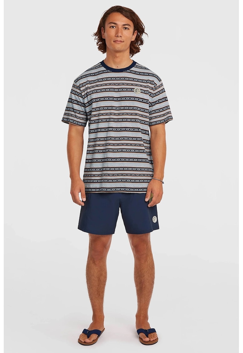 Pantaloni scurti de baie cu talie ajustabile - Albastru indigo