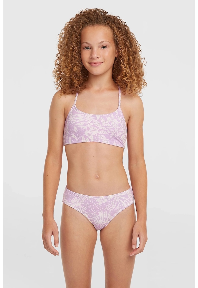 Costum de baie din doua piele Essentials - Lila