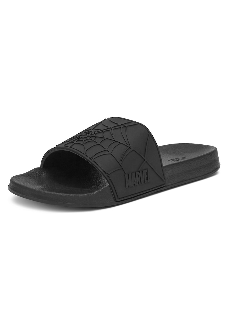 Slapi barbati - negru - material sintetic - design ergonomic -