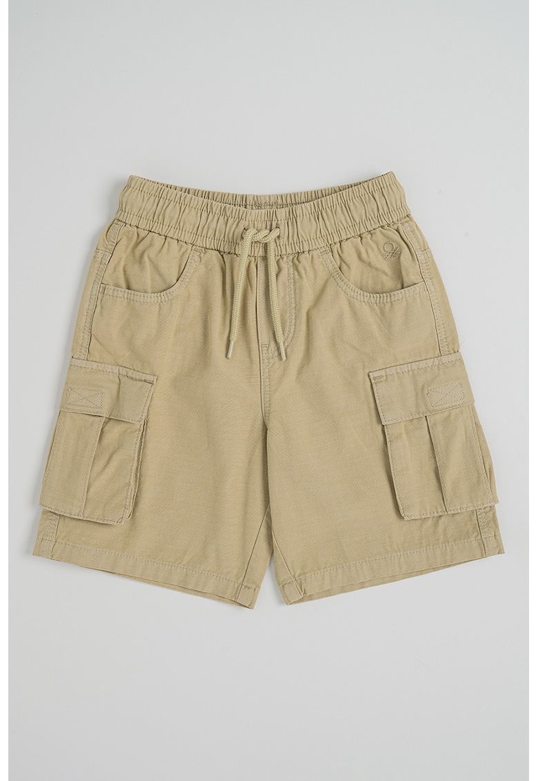 Pantaloni scurti cargo din bumbac - Kaki
