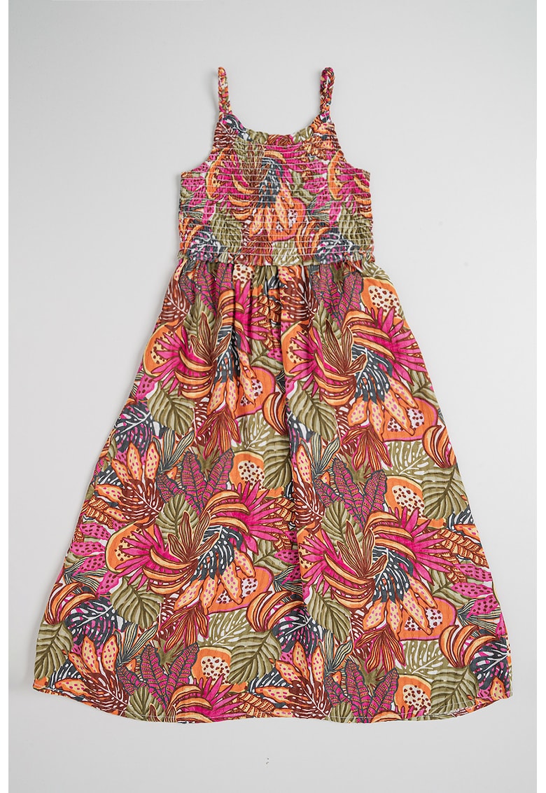 Rochie evazata cu imprimeu - Multicolor