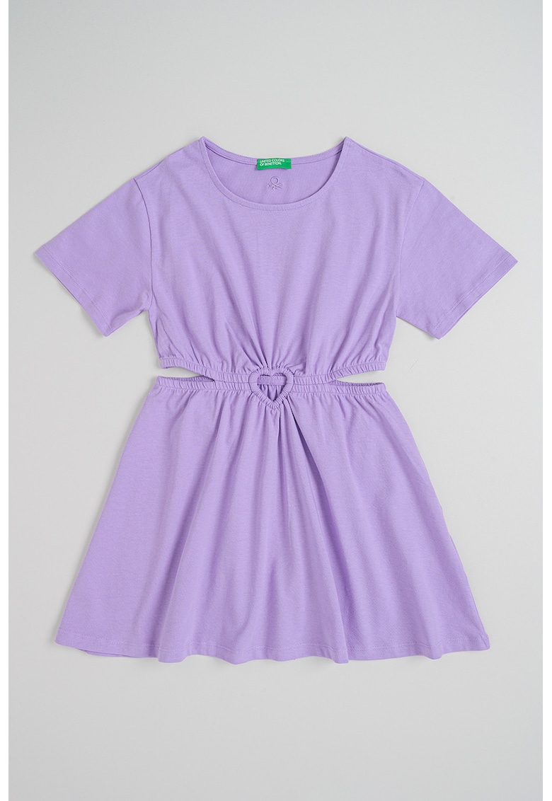Rochie evazata cu decupaj - Lila