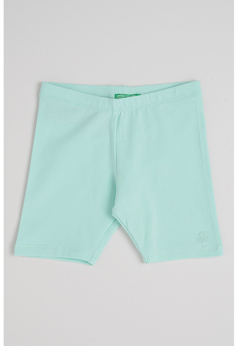 Pantaloni scurti cu talie elastica - Turcoaz
