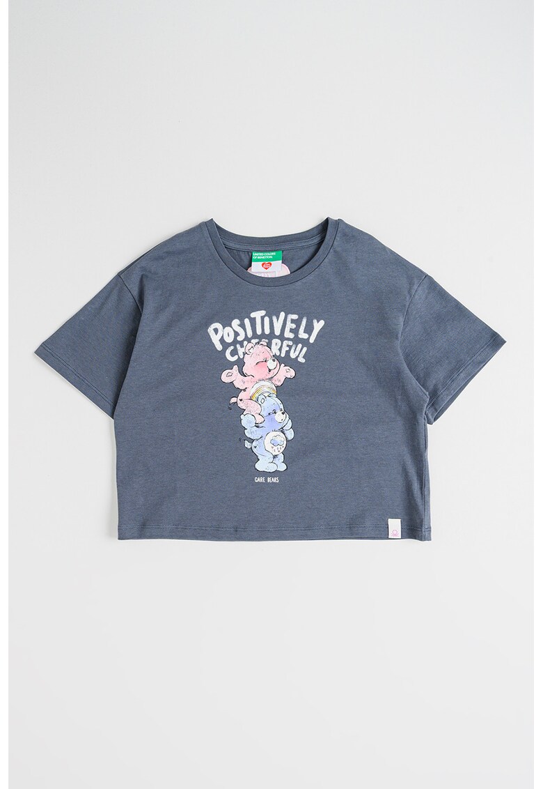 Tricou cu imprimeu grafic - Gri carbune