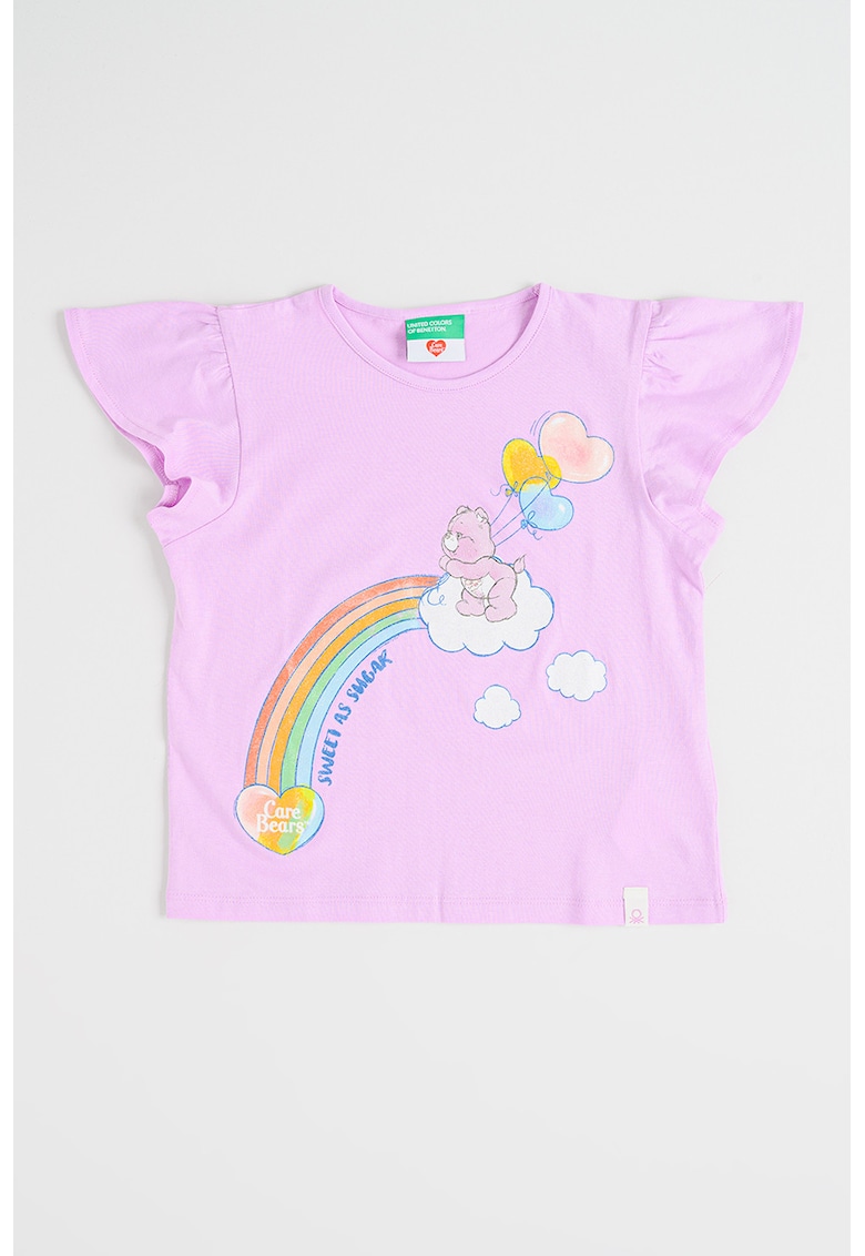 Tricou din bumbac Care Bear - Lila