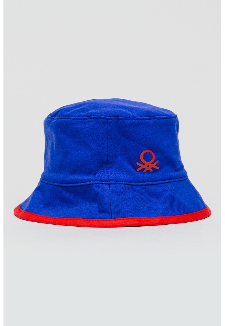 Palarie bucket reversibila - Rosu/Albastru