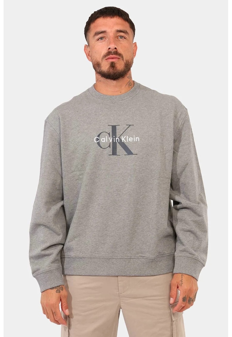 Bluza de trening cu logo - Gri