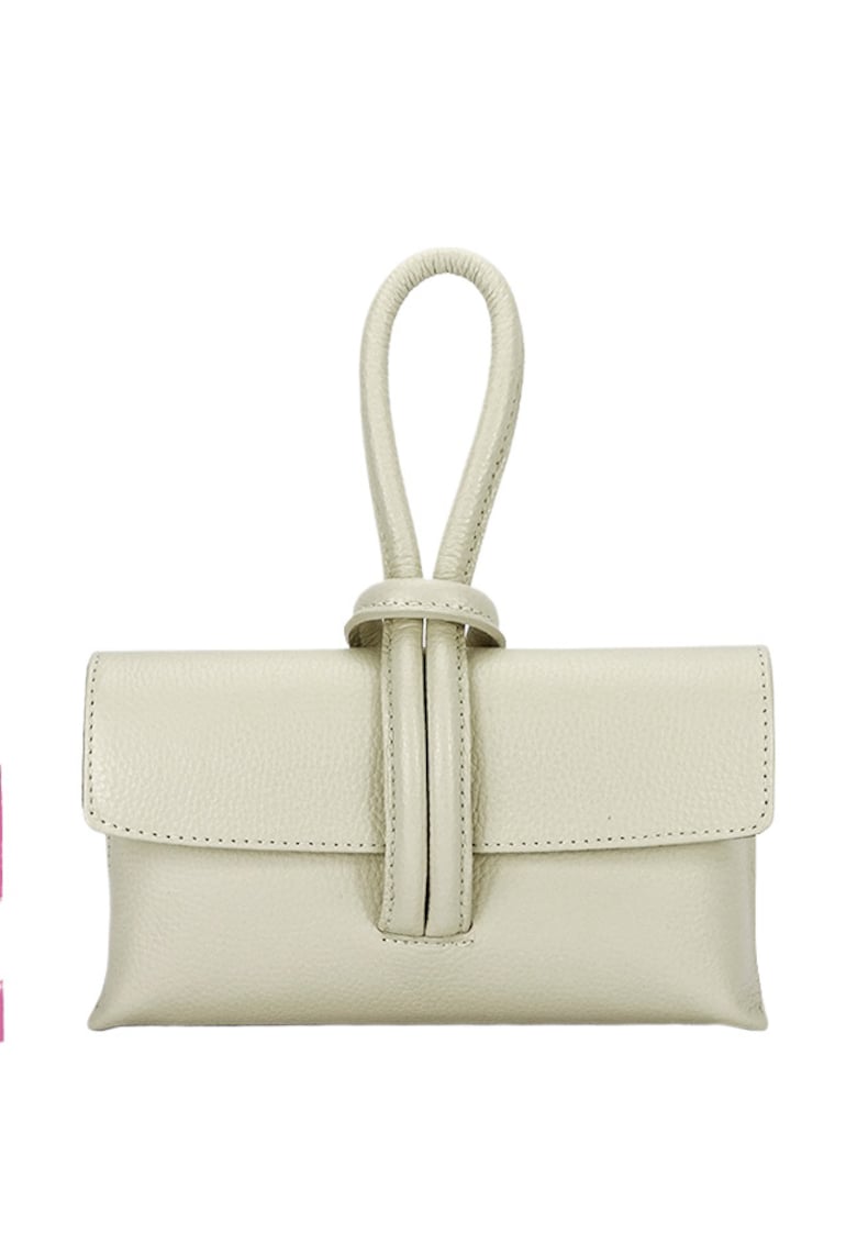 Geanta mica bej deschis din piele naturala 1732 123 19839 - Bej