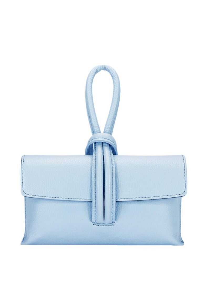 Geanta mica albastru deschis din piele naturala 1732 123 19833 - Albastru