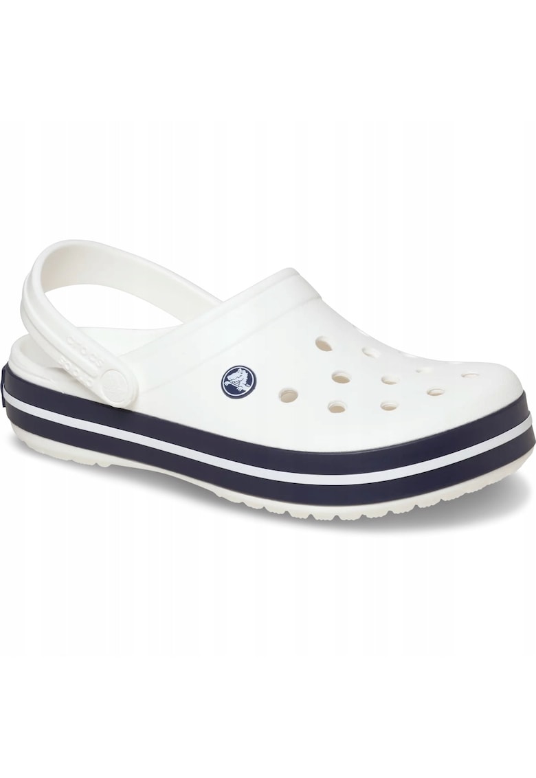 Saboti barbati Crocband 11016 alb bleumarin - Alb