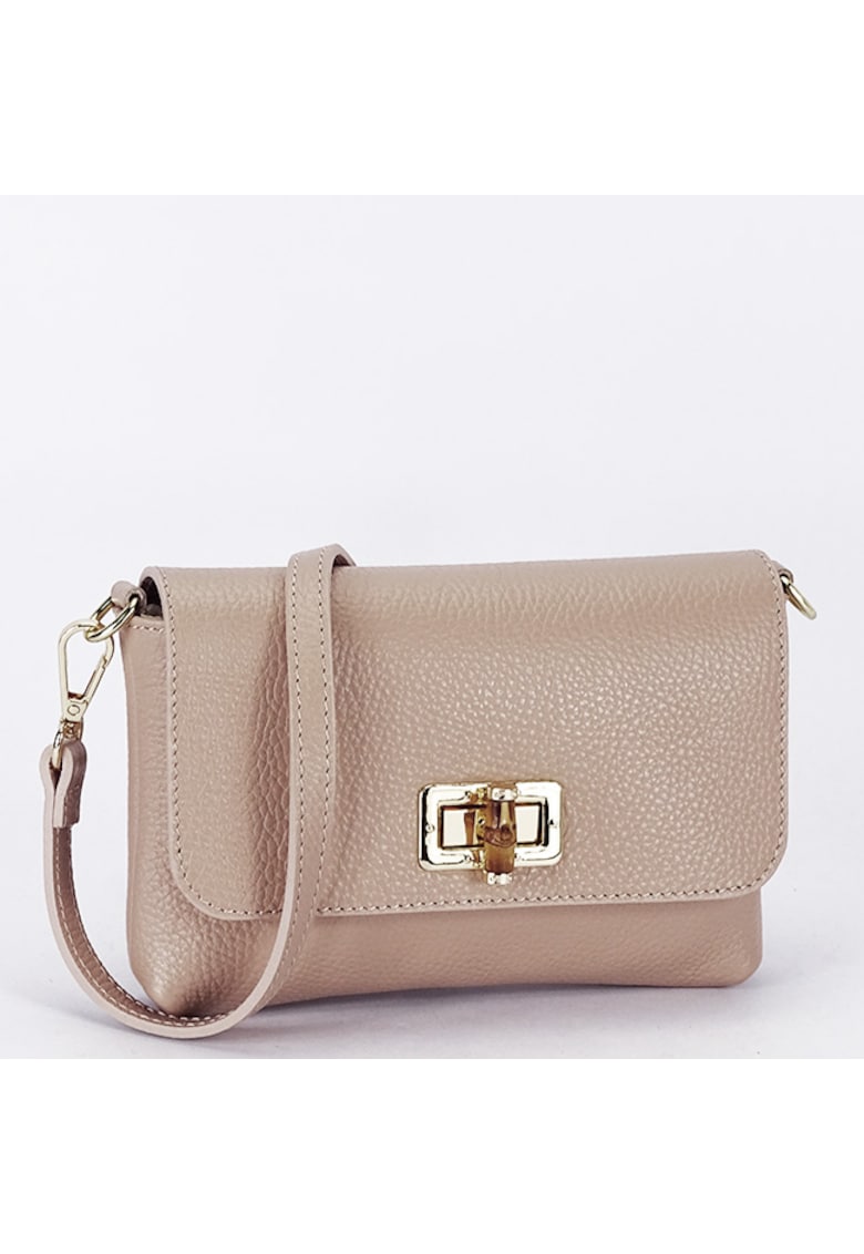 Geanta mica roz din piele naturala 2052 06 19851 - Roz