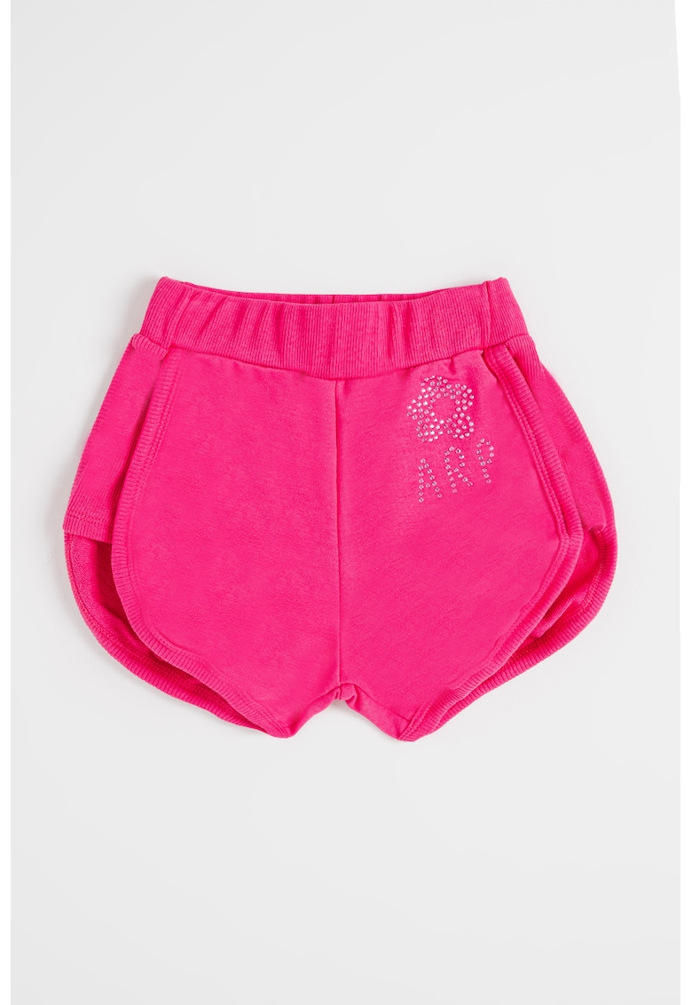 Pantaloni scurti cu paiete - Roz inchis