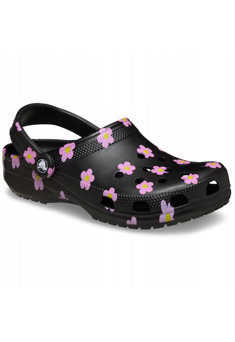 Saboti Dama Classic Flower Clog 212677 Negru